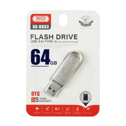 DK03 USB3.0 + Type-c rotating Flash Disk 64GB