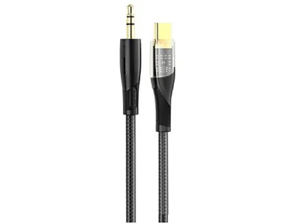 NB-R241A Lightning to 3.5 Transparent audio cable