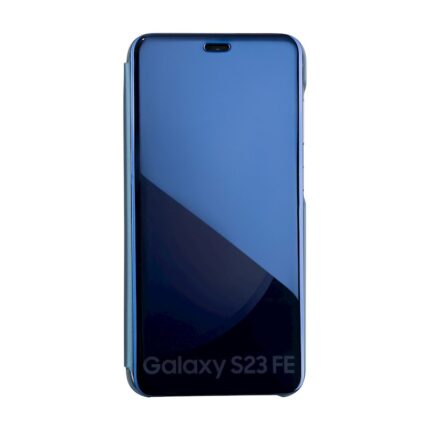 Fold Mirror View Case for Samsung Galaxy A14 4G / A14 5G blue