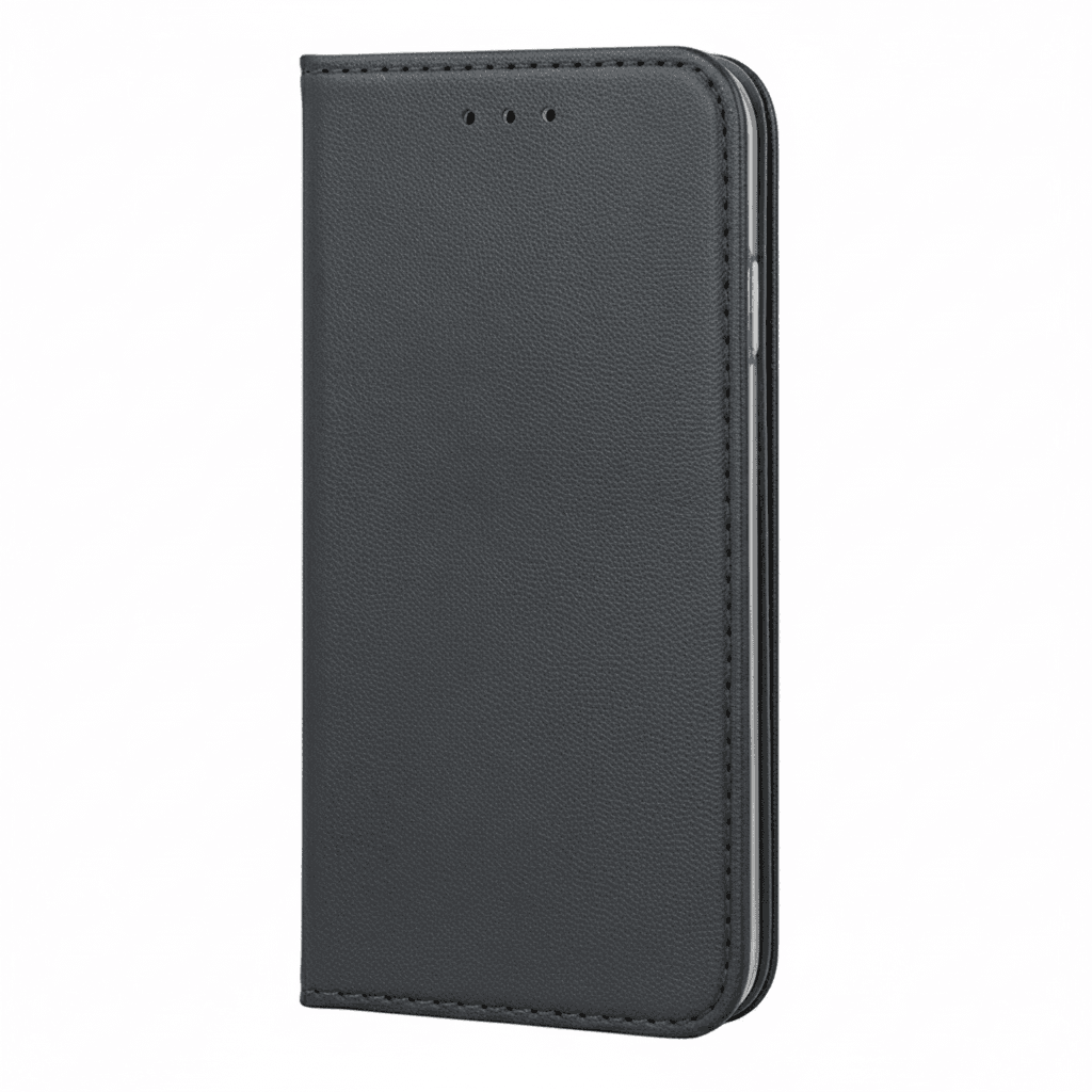 4aZiYi.png Black Smart Magnetic Wallet Case for Xiaomi Redmi 15 4G/5G EU with kickstand and card slot