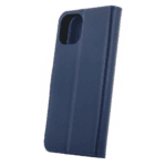 Honor 400 Lite Smart Classic navy blue leather folio wallet case with card slots and magnetic closure