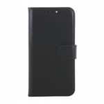 Black faux leather Smart Classic wallet case for Xiaomi Redmi 12 4G or 12 5G, with card slots and magnetic closure