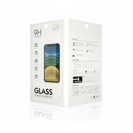 Premium 2.5D tempered glass screen protector for Honor X8C 4G, clear with rounded edges, bubble-free installation