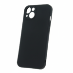 Samsung Galaxy S26 black matte silicone case, slim-fit with precise cutouts and raised camera protection