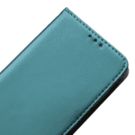 Smart Magnetic Case for Samsung Galaxy A07 4G in deep teal PU leather with card pocket and stitched edges
