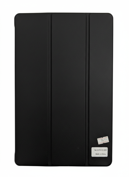 Samsung Galaxy Tab S10 FE Plus black smart book cover case with tri-fold stand and S Pen holder