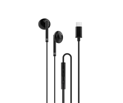 EP29 metal type-C earphone, support almost mobiles black