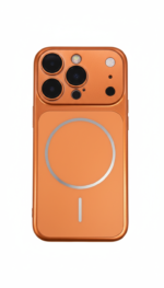 Custom iPhone Pro look case with Apple logo, full-body cover, fits iPhone 13 Pro to 17 Pro Max, sleek protective design