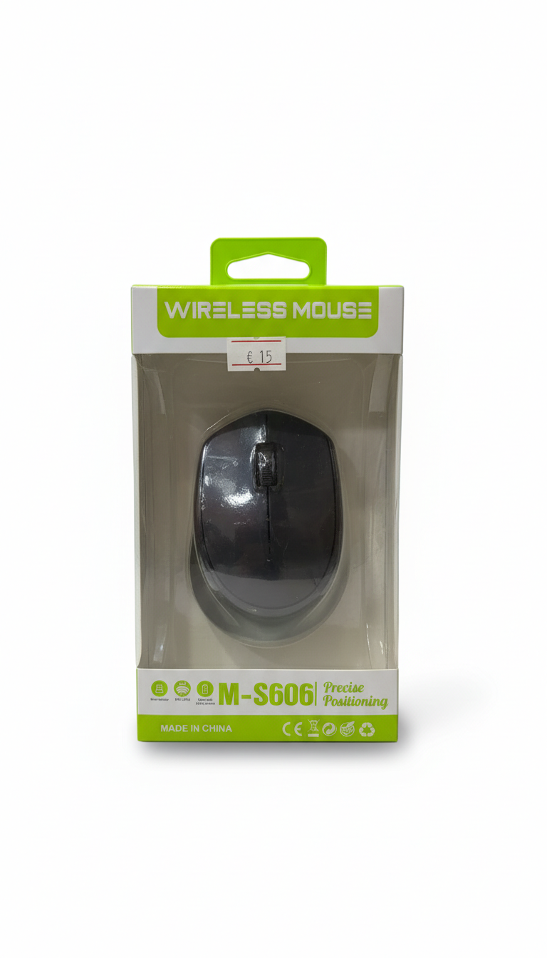 DDtEi9.png Wireless Optical Mouse M-S606 in metallic blue, ergonomic design, silent click, adjustable DPI, nano receiver