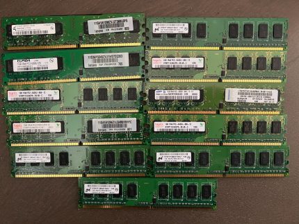 DESKTOP RAM 1GB 1RX8 PC2 6400U DDR2 (USED)