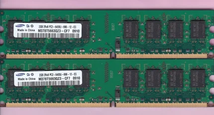 DESKTOP RAM 2GB 2RX8 PC2 6400U DDR2 (USED)