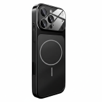 iPhone 16 Pro Max MagSafe Matte Black Case with reinforced camera protection and matte finish