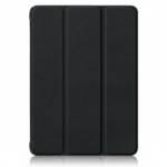 Black leatherette smart case for iPad 10.9 inch (2022/2025), trifold stand, reinforced protection