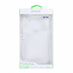 Rixus Transparent Anti-Burst Case on Xiaomi 17 Pro, clear shockproof bumper design showcasing phone