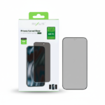 Rixus Privacy Full Curved Edge Tempered Glass for Samsung Galaxy S25 FE and A57 with black border and anti-spy feature