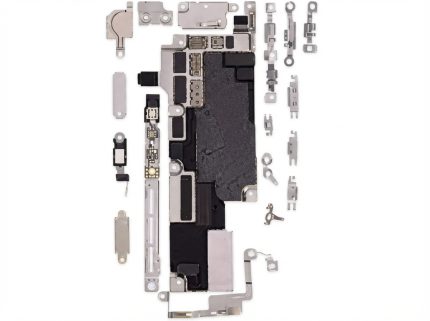 Full set of internal metal brackets and shielding plate for iPhone 15 Pro Max repair