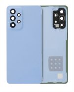Samsung Galaxy A52 and A52s 5G blue replacement back cover with camera lens and matte finish