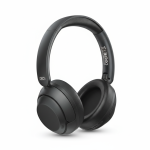 BE60 rotating folding headband headphones with metal finish and noise canceling, shown in sleek modern design