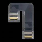 Keyboard flex cable for MacBook Pro 13" A1708 and A2159, black ribbon with gold connectors