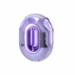 XO-X43 Colorful Neckband TWS Earbuds with transparent case, metallic core, and ergonomic design for sports