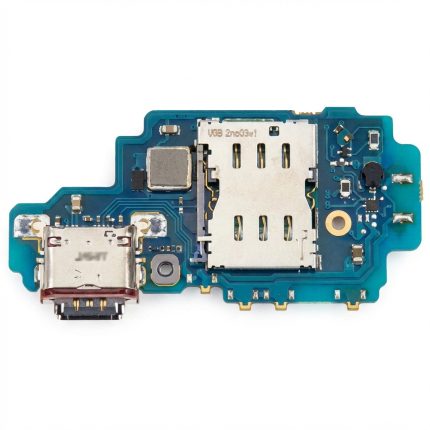 Charging Port Board and SIM Card Reader compatible with Samsung Galaxy S23 Ultra 5G (S918B), premium replacement
