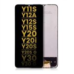 Refurbished Vivo Y-Series LCD assembly without frame for Y11s, Y12s, Y20, Y30; premium replacement touch screen, all colors