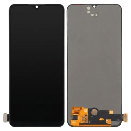 Black OLED LCD replacement display and touch screen for Vivo V21/V21 5G, wide-edge, without frame