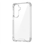 Rixus Transparent Anti-Burst Case for Samsung Galaxy S26 Plus, clear TPU, reinforced corners