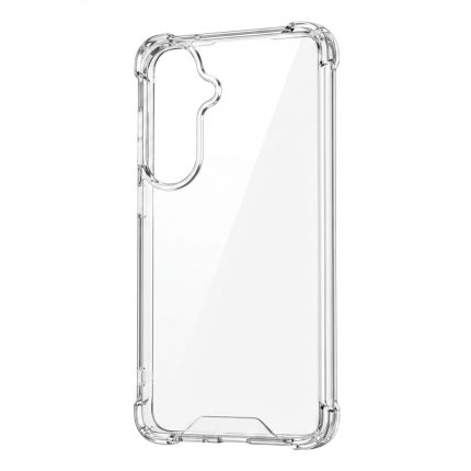 Rixus Transparent Anti-Burst Case for Samsung Galaxy S26 Plus, clear TPU, reinforced corners