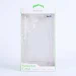 Rixus Anti-Burst Clear Case for Samsung Galaxy A57, transparent cover with reinforced corners