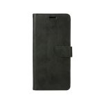 Rixus black leather wallet flip case for Samsung Galaxy S23 FE with magnetic closure and full-body protection