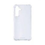 Rixus Anti-Burst Transparent Case for Samsung Galaxy A16 with reinforced corners and slim design