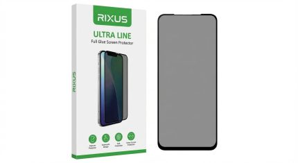 Rixus Privacy Ultra Line tempered glass screen protector for Samsung Galaxy S24 or S25, full-glue, anti-peep