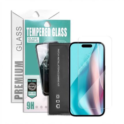 Xiaomi Redmi Note 15 Pro 5G 2.5D premium tempered glass screen protector, edge-to-edge coverage, clear finish