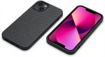 Rixus MagSafe Carbon Fiber Case for iPhone 13 Pro Max in titanium black, slim shockproof design