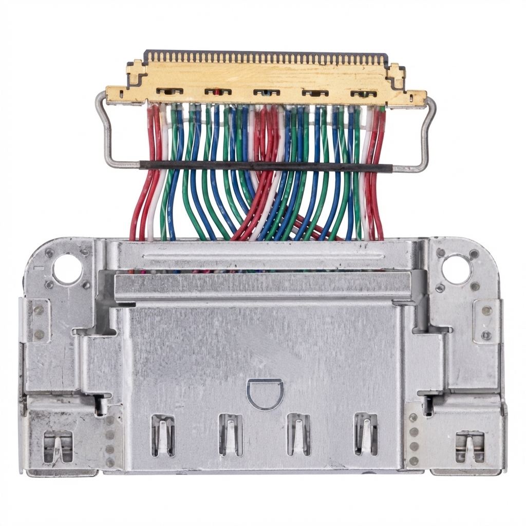 XLch6h.jpg Charging Port Flex Cable for Microsoft Surface Pro 4, 5, 6 with gold-plated connectors and shielded metal housing