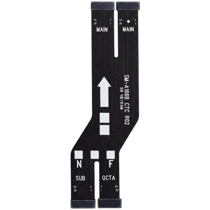 Mainboard flex cable for Samsung Galaxy A16 and A17 Series, premium replacement, labeled connectors