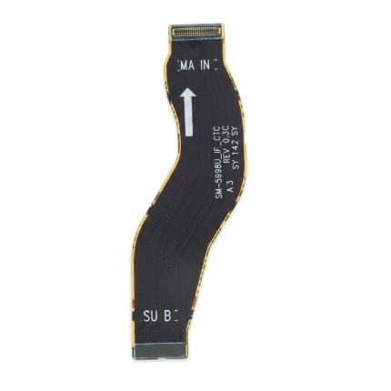 Mainboard Flex Cable replacement for Samsung Galaxy S22 Ultra 5G (SM-S908U), compatible with motherboard and sub-board.