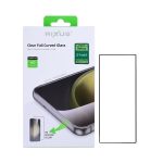 Rixus Clear HD Tempered Glass Screen Protector applied to Samsung Galaxy Z Fold 6, full curved edge-to-edge coverage