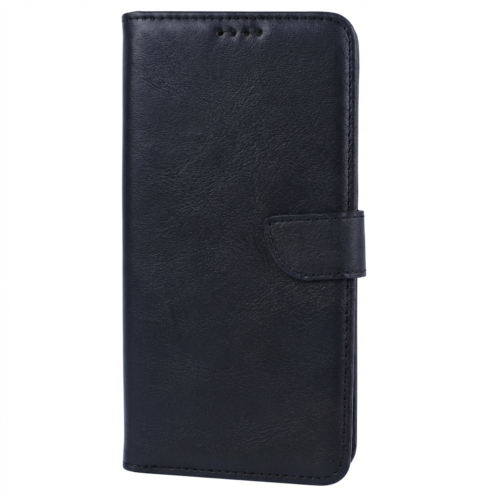 cQwHtR.jpg Smart Velvet Black Case for Xiaomi Redmi Note 15 Pro 5G (EU) in premium PU leather, wallet flip cover design