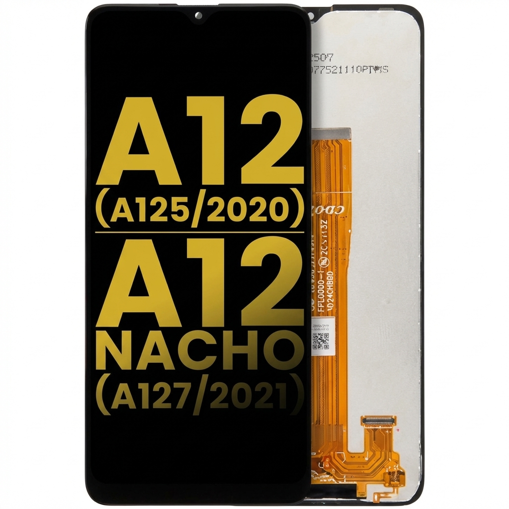 oE5YMB.jpg Refurbished LCD screen and digitizer assembly for Samsung Galaxy A12 and A12 Nacho, all colors