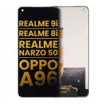 Refurbished LCD Assembly Without Frame for Realme 9i, OPPO A96, K10 – all compatible models, OEM fit, punch-hole design