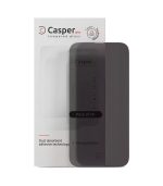 Casper Pro Privacy Tempered Glass Screen Protector 10-pack for iPhone 17 Pro Max and 16 Pro Max, shown with included installation accessories
