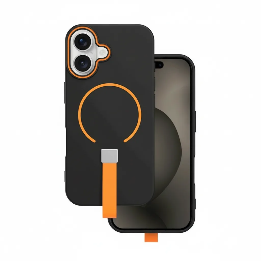 DF-ACC-CASE-0003-01 Loop Thin Mag Case for Samsung Galaxy A36/A56 5G – Black & Orange