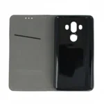 Honor X8C 4G Smart Magnetic Case – Black PU Leather Wallet Folio