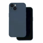 Midnight Blue Silicone Case for iPhone 13/14 – Matte Soft-Touch Grip