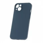 Midnight Blue Silicone Case for iPhone 13/14 – Matte Soft-Touch Grip
