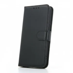 Smart Classic Black PU Leather Folio Case for Honor 400 Lite