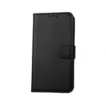 Smart Classic Black PU Leather Folio Case for Honor 400 Lite