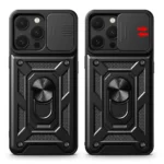 Defender Slide Case for Honor 400 Lite Black – Heavy Duty Armor